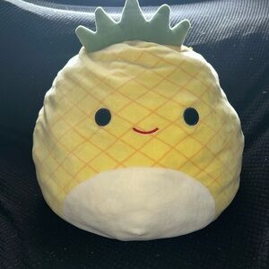 Squishmallows Pineapple Plush - Yellow and White
